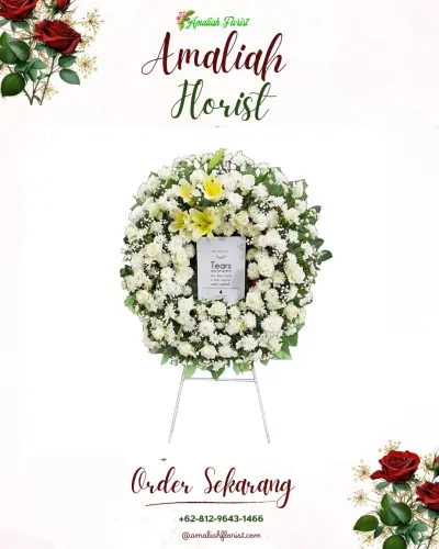 Krans Bunga Duka Cita di Padasenang